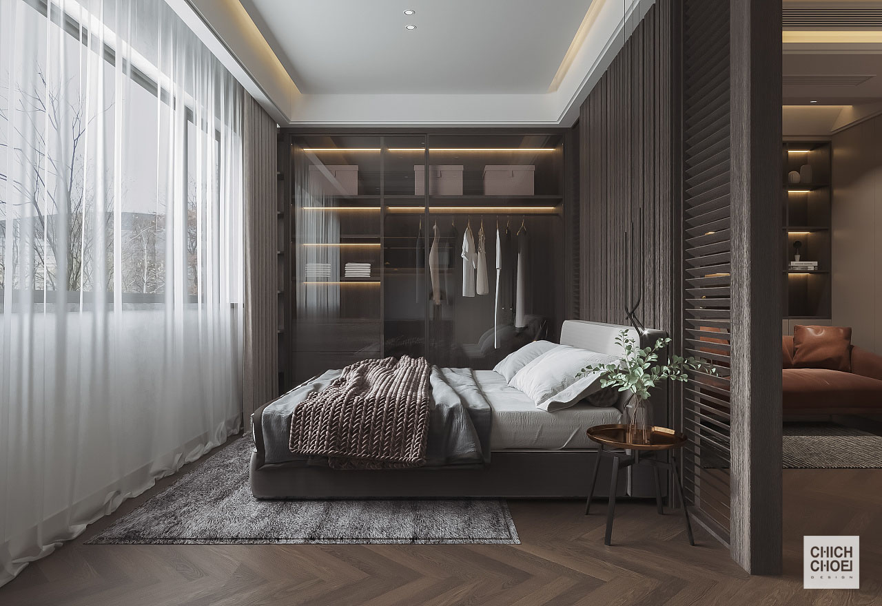 thiết kế nội thất phòng ngủ hiện đại
