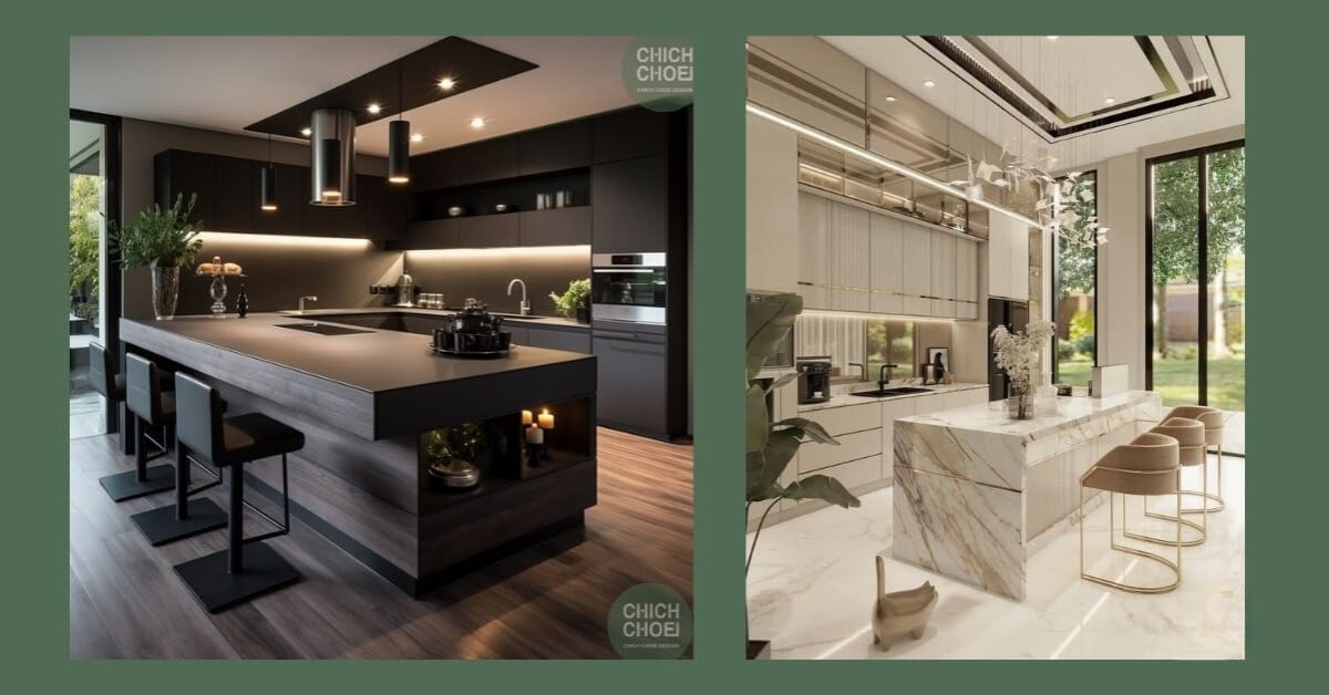 Đặc điểm nổi trội của phòng bếp hiện đại