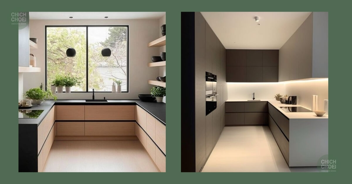 Phòng bếp hiện đại - Phong cách đơn giản