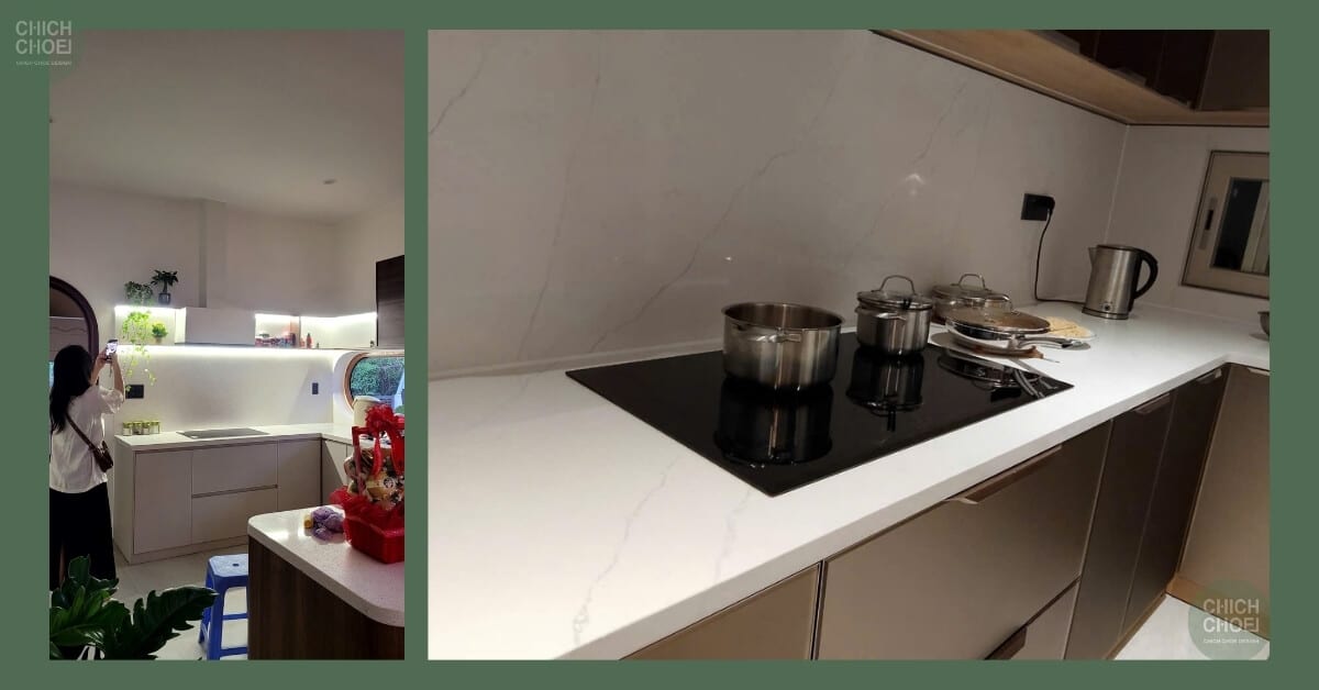 Chích Chòe Design thi công phòng bếp