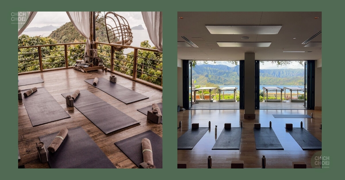 Ban công để thiền, yoga