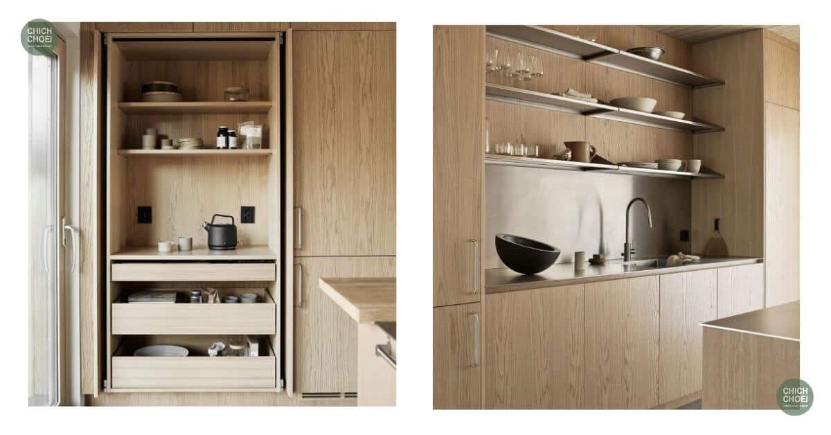 Tận dụng không gian tường và kệ treo