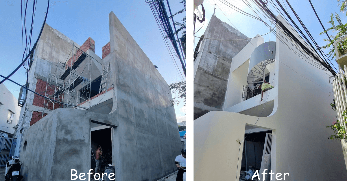 Sữa chữa nôi, ngoại thất, mặt tiền nhà phố Đà Nẵng